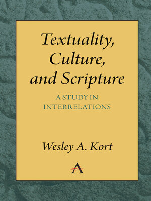 cover image of Textuality, Culture and Scripture